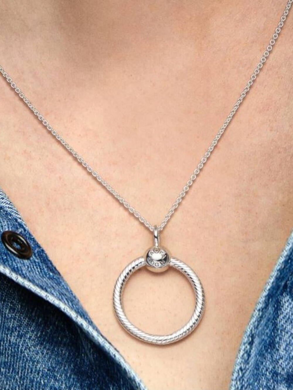 Pandora Sterling Small O Pendant